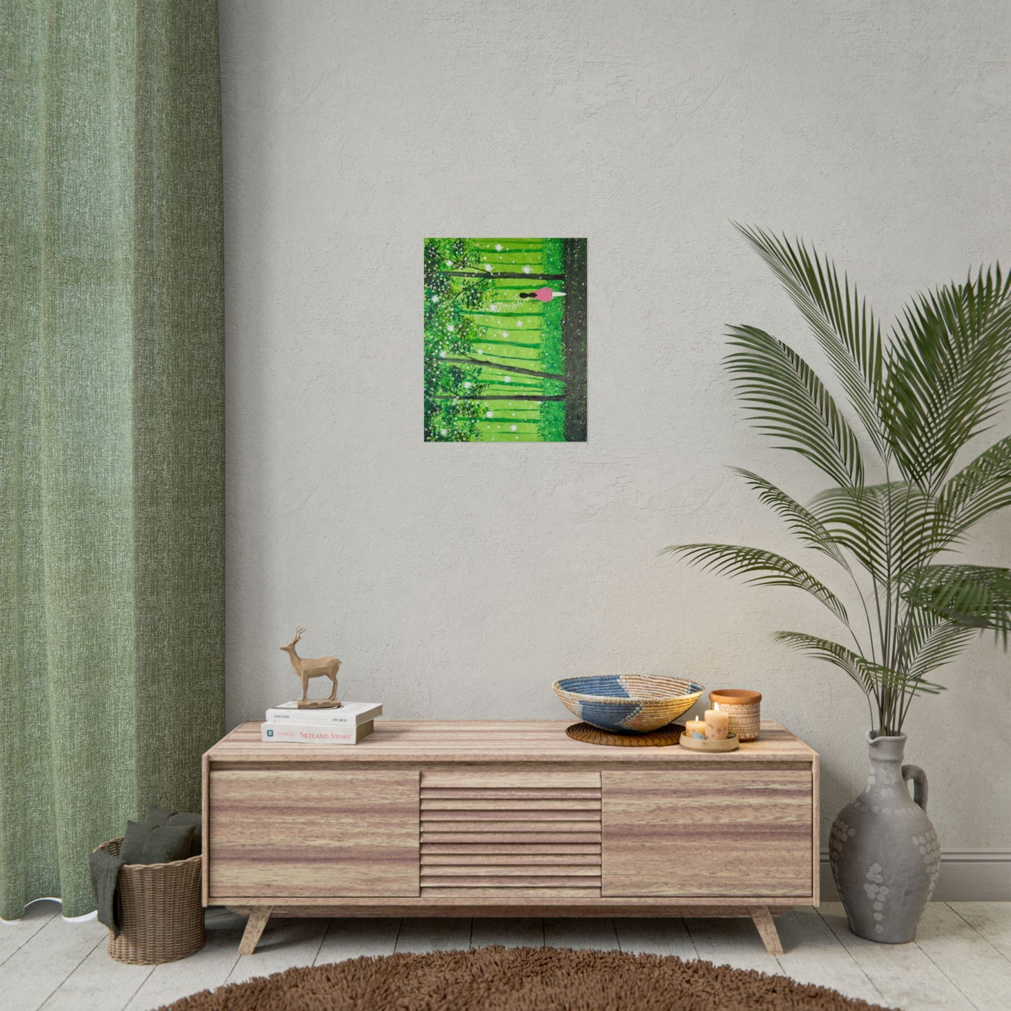 Dreaming In Green (Art Print)