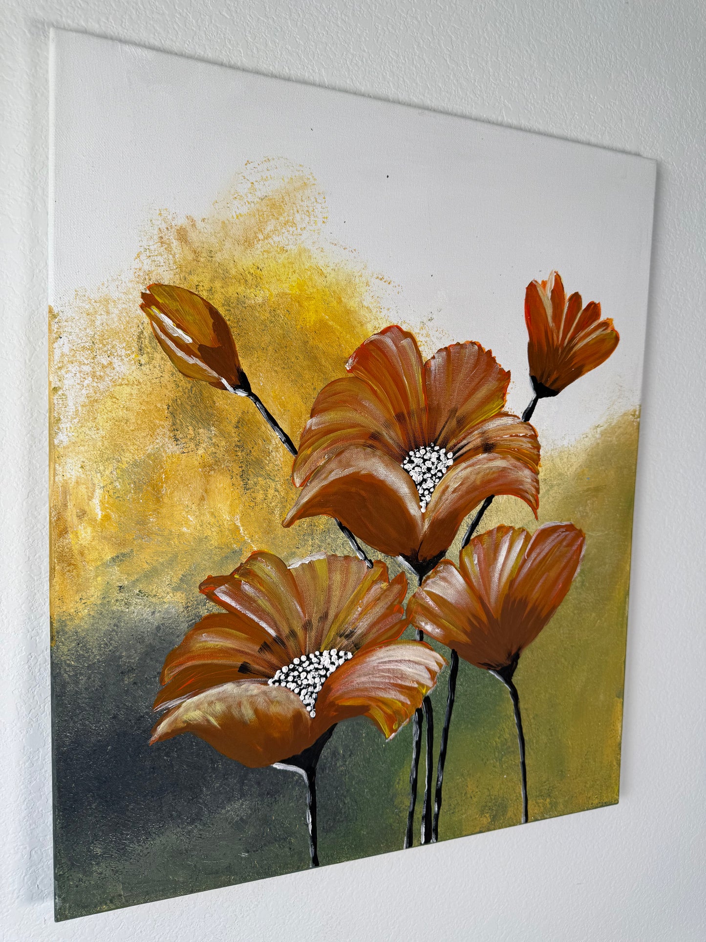 Amber Petals (Canvas)