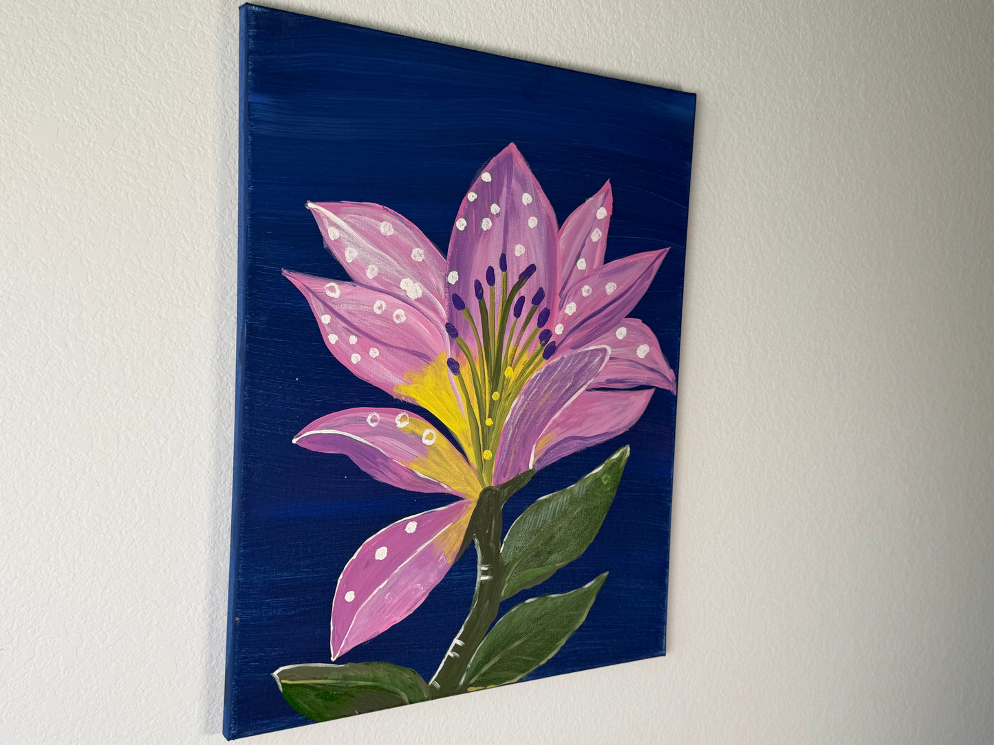 Lily at Midnight (Canvas)