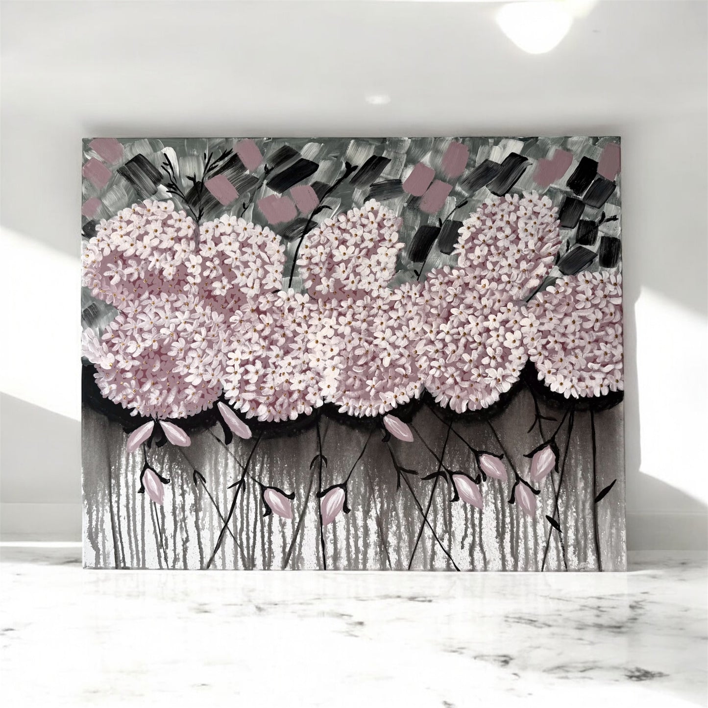 Blooms of Mauve (Canvas)