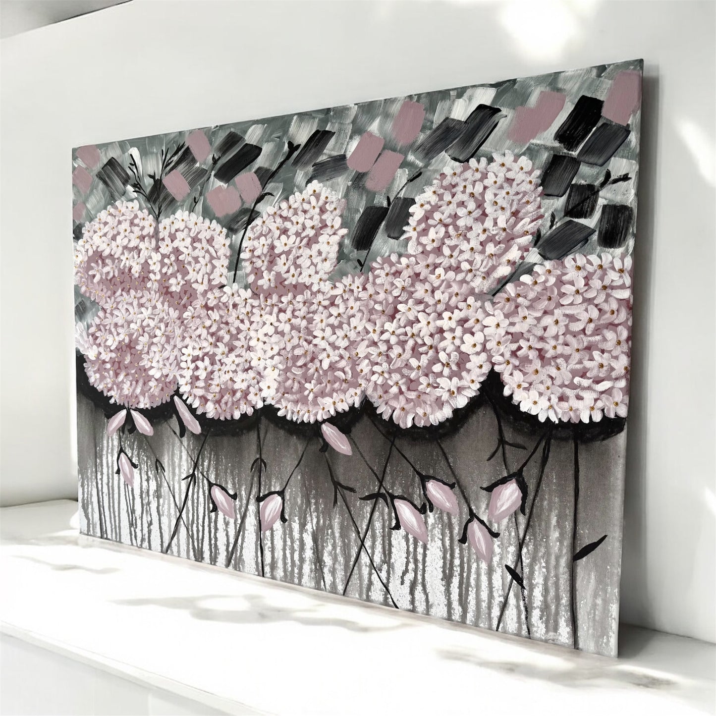 Blooms of Mauve (Canvas)