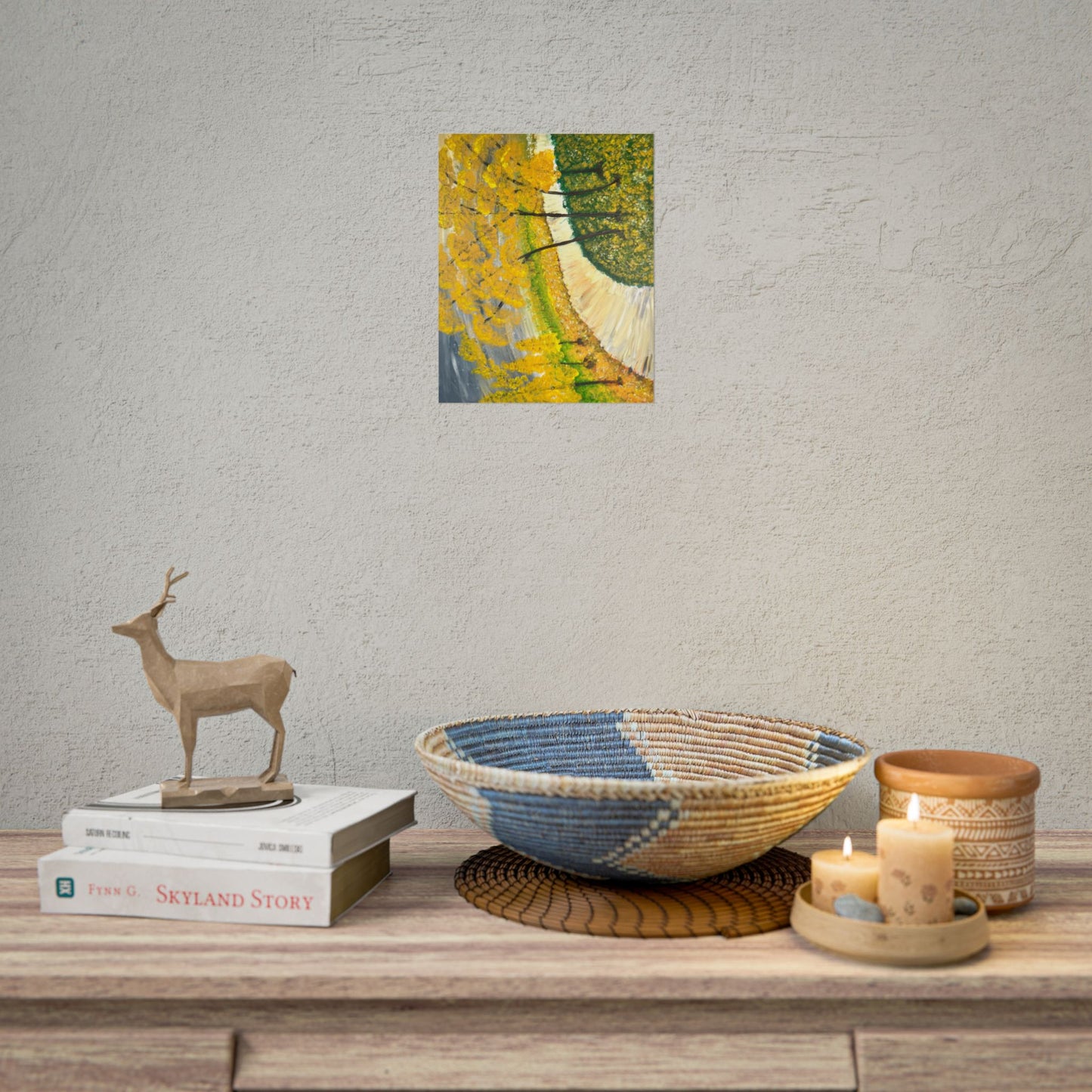 A Walk In Fall (Art Print)