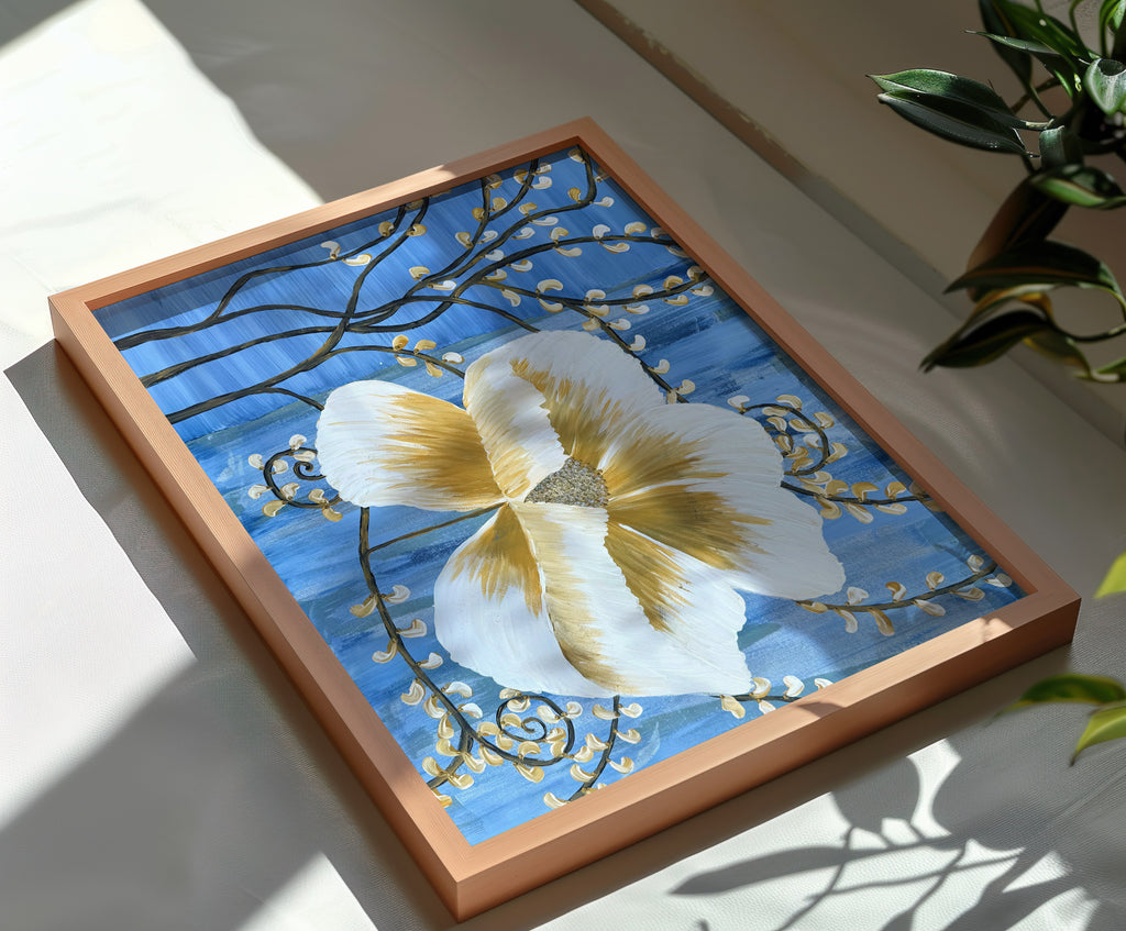 Golden Bloom (Art Print)