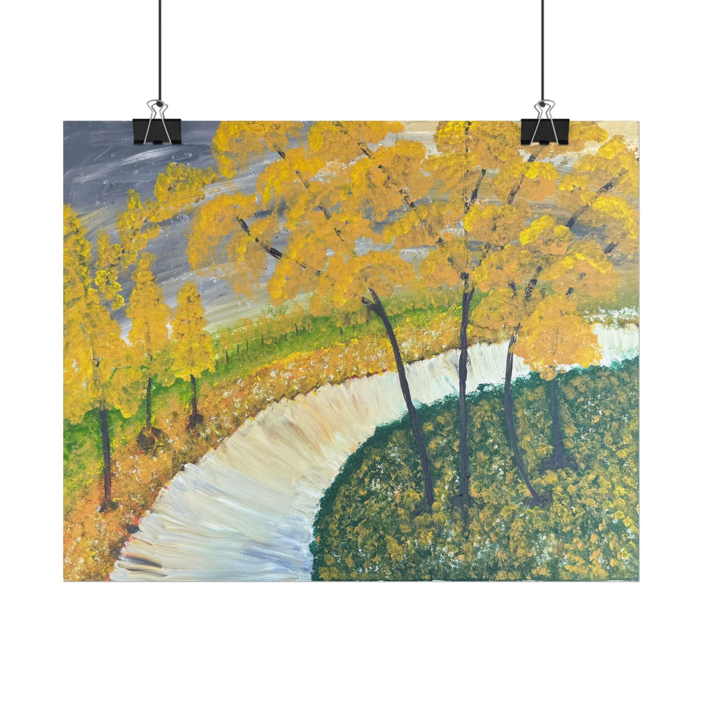 A Walk In Fall (Art Print)