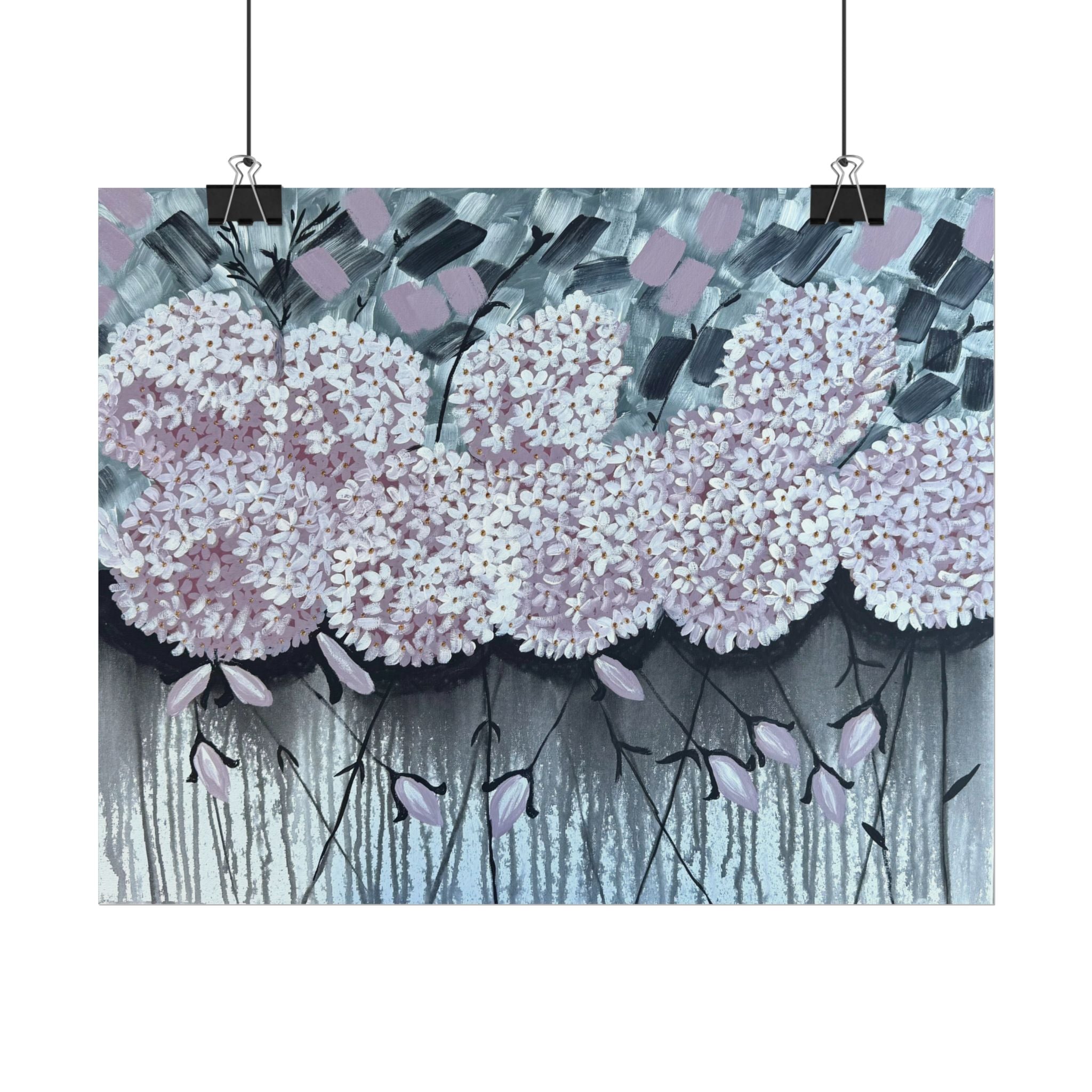 Blooms of Mauve (Art Print)