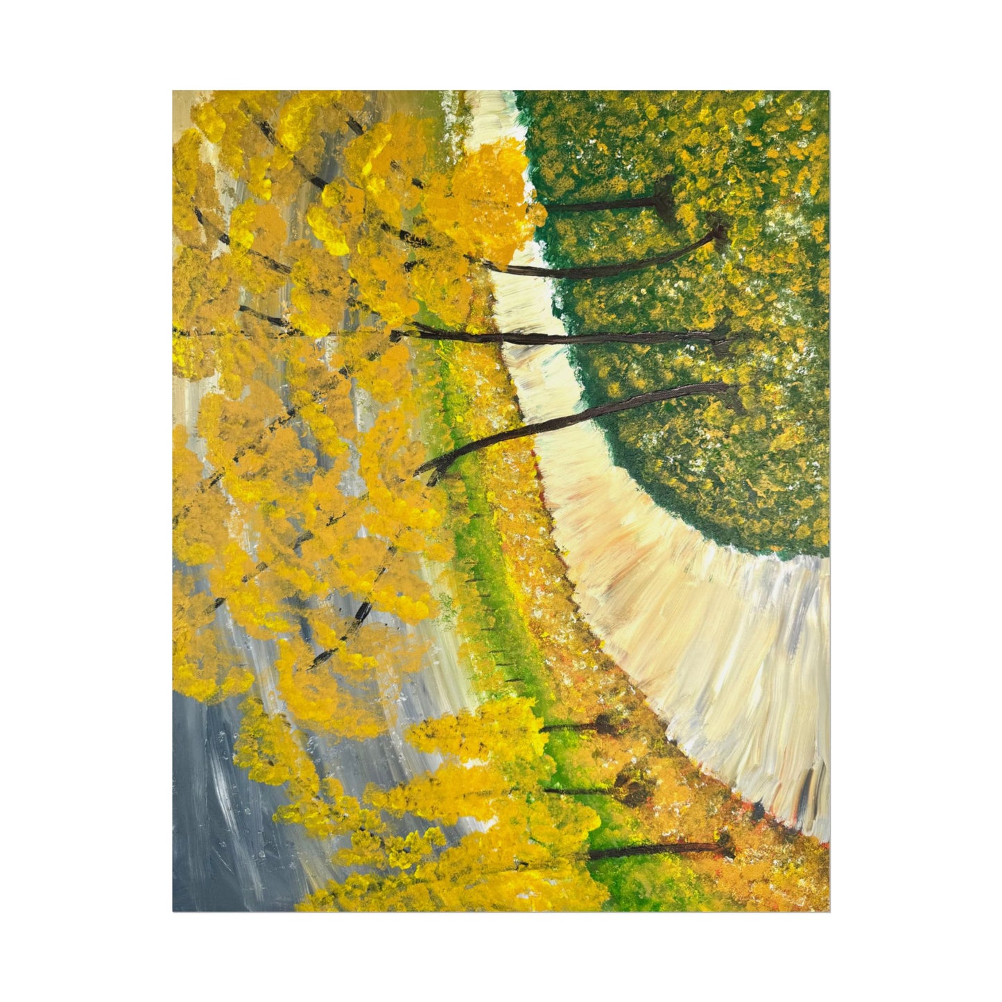 A Walk In Fall (Art Print)
