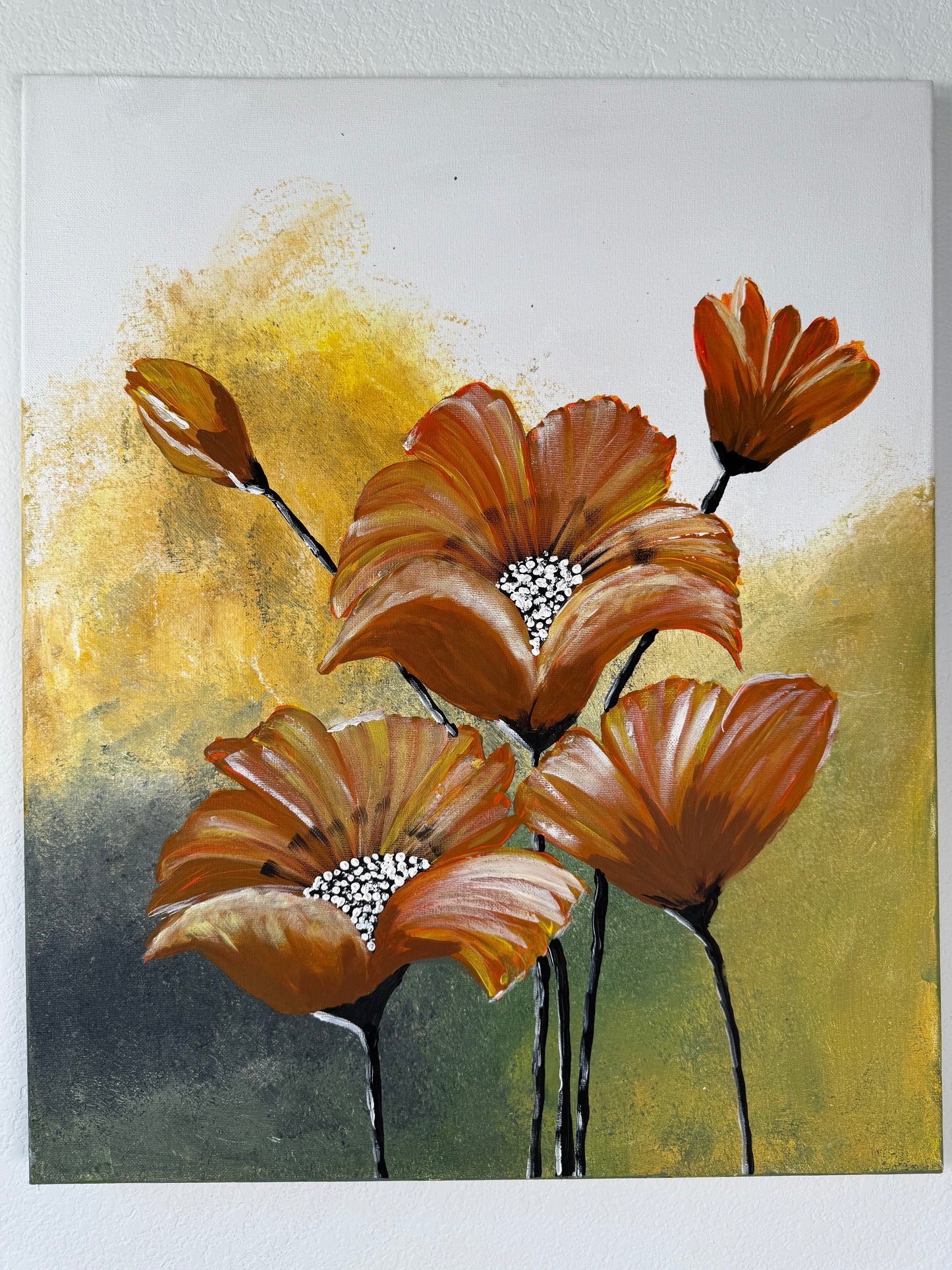 Amber Petals (Canvas)
