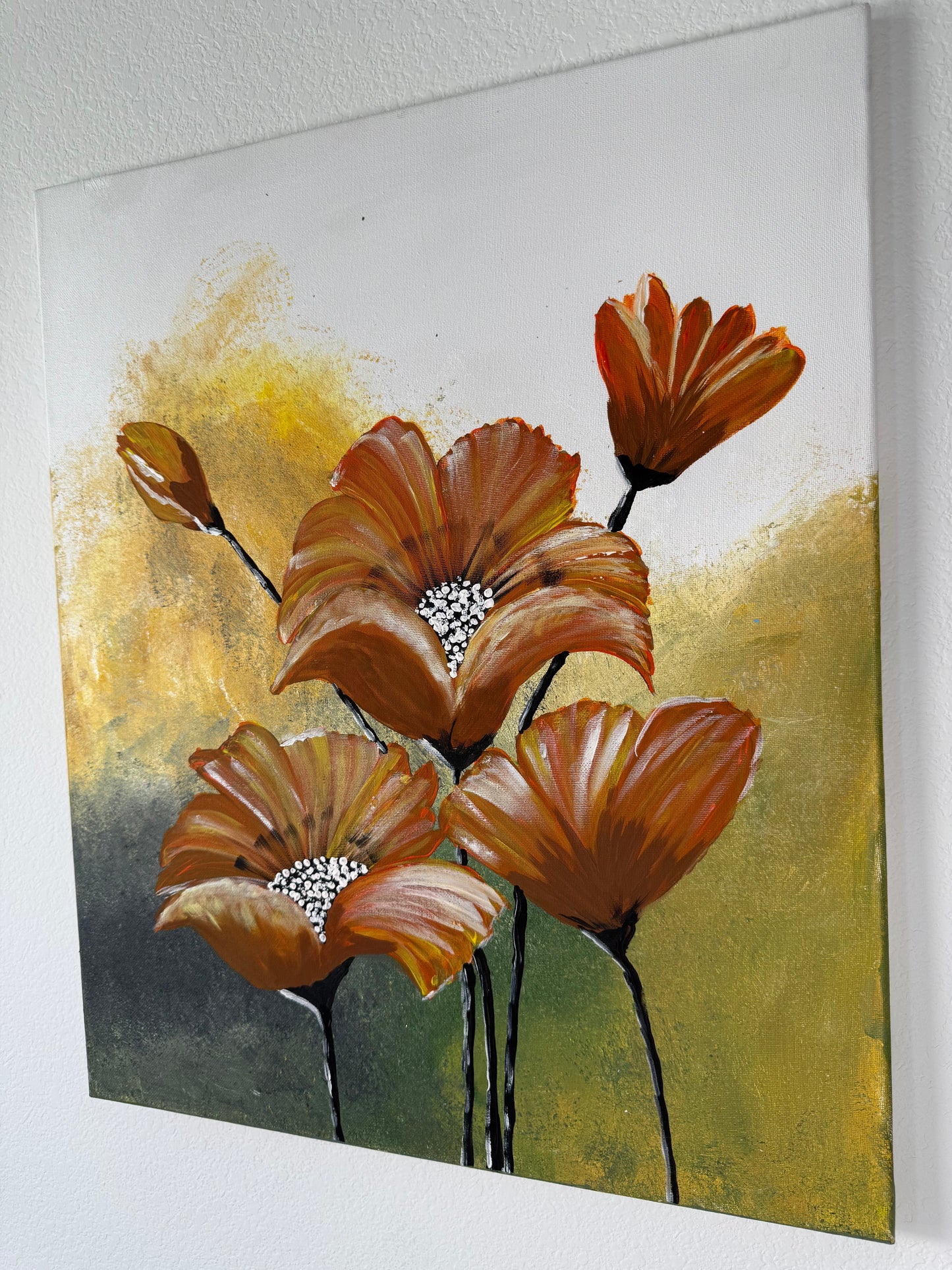 Amber Petals (Canvas)