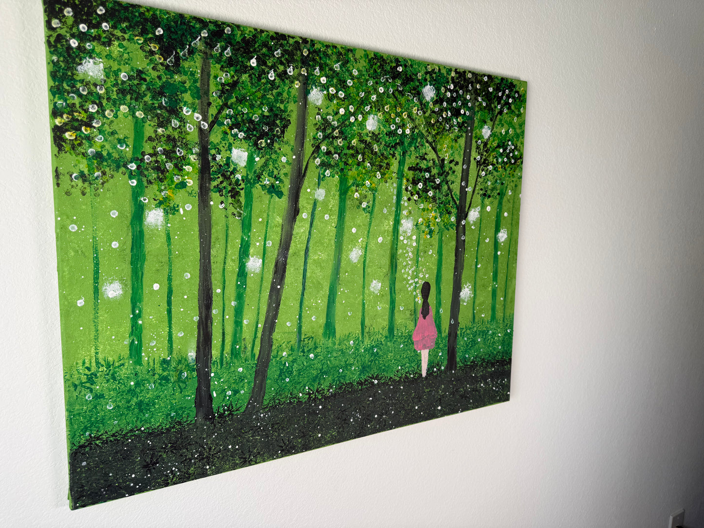 Dreaming in Green (Canvas)