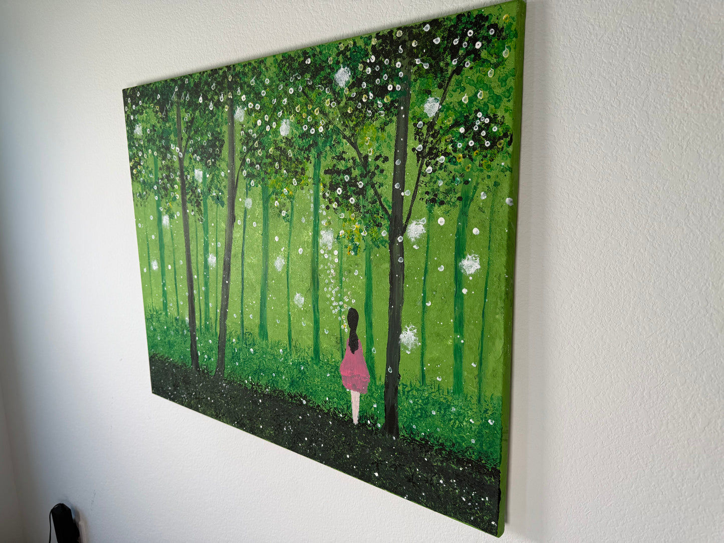 Dreaming in Green (Canvas)