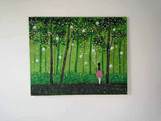 Dreaming in Green (Canvas)