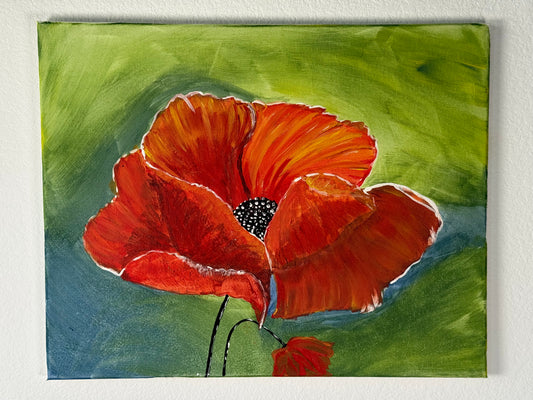 Bold Poppy (Canvas)