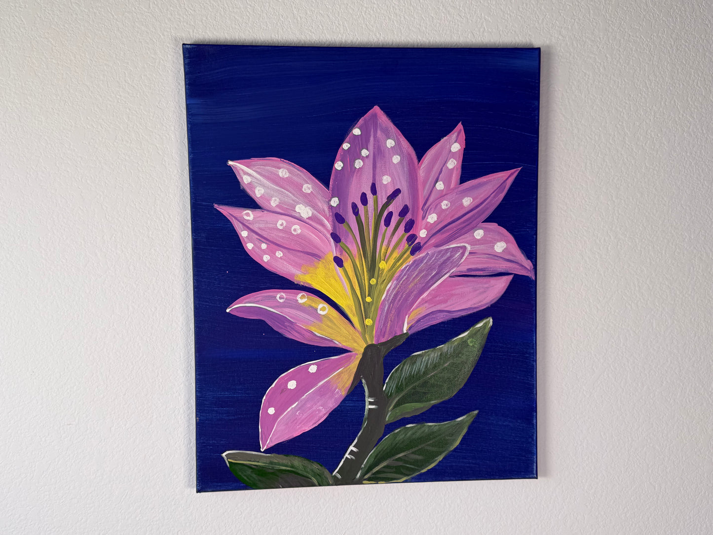 Lily at Midnight (Canvas)