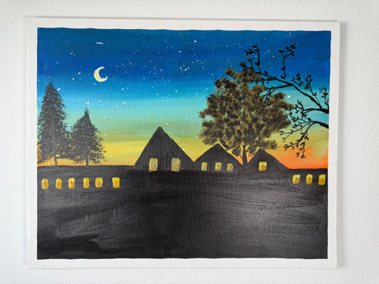 Silent Village (Canvas)