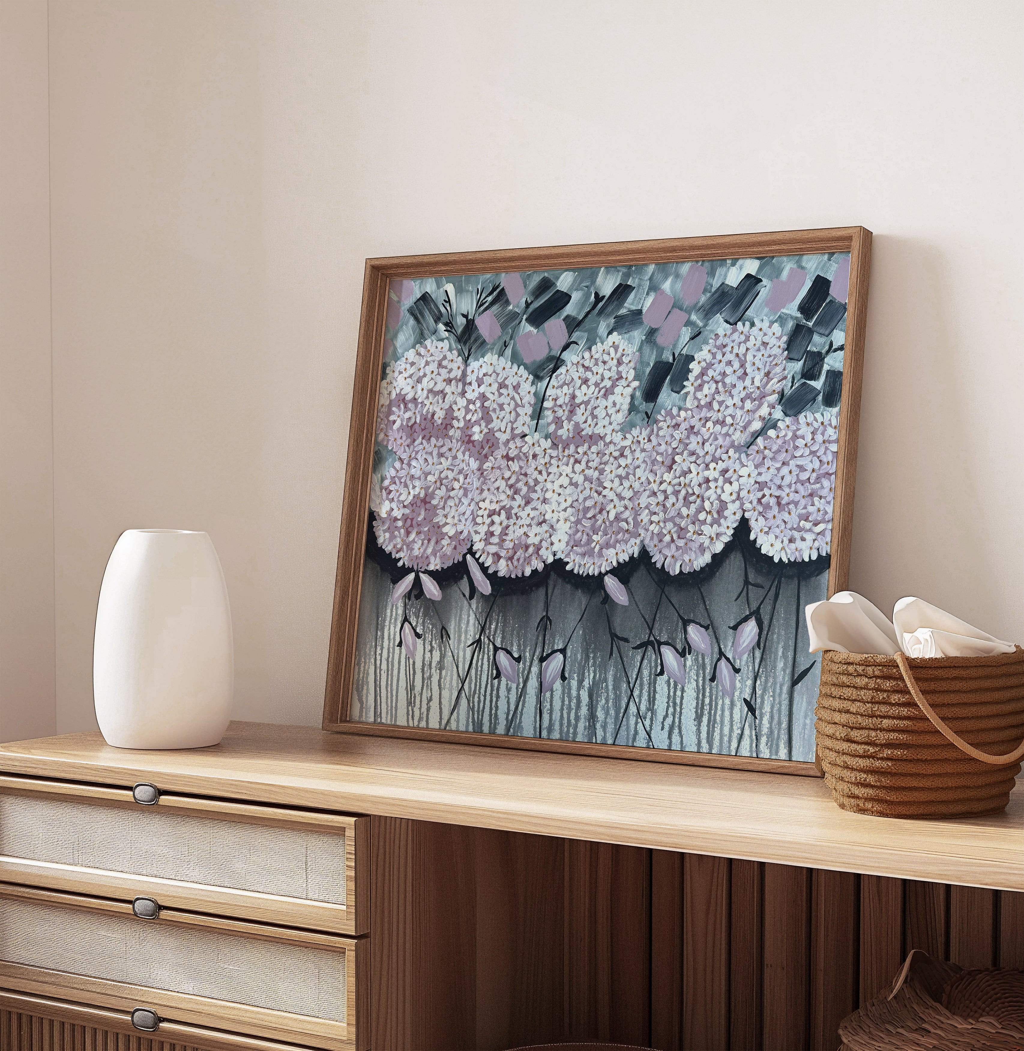 Blooms of Mauve (Art Print)