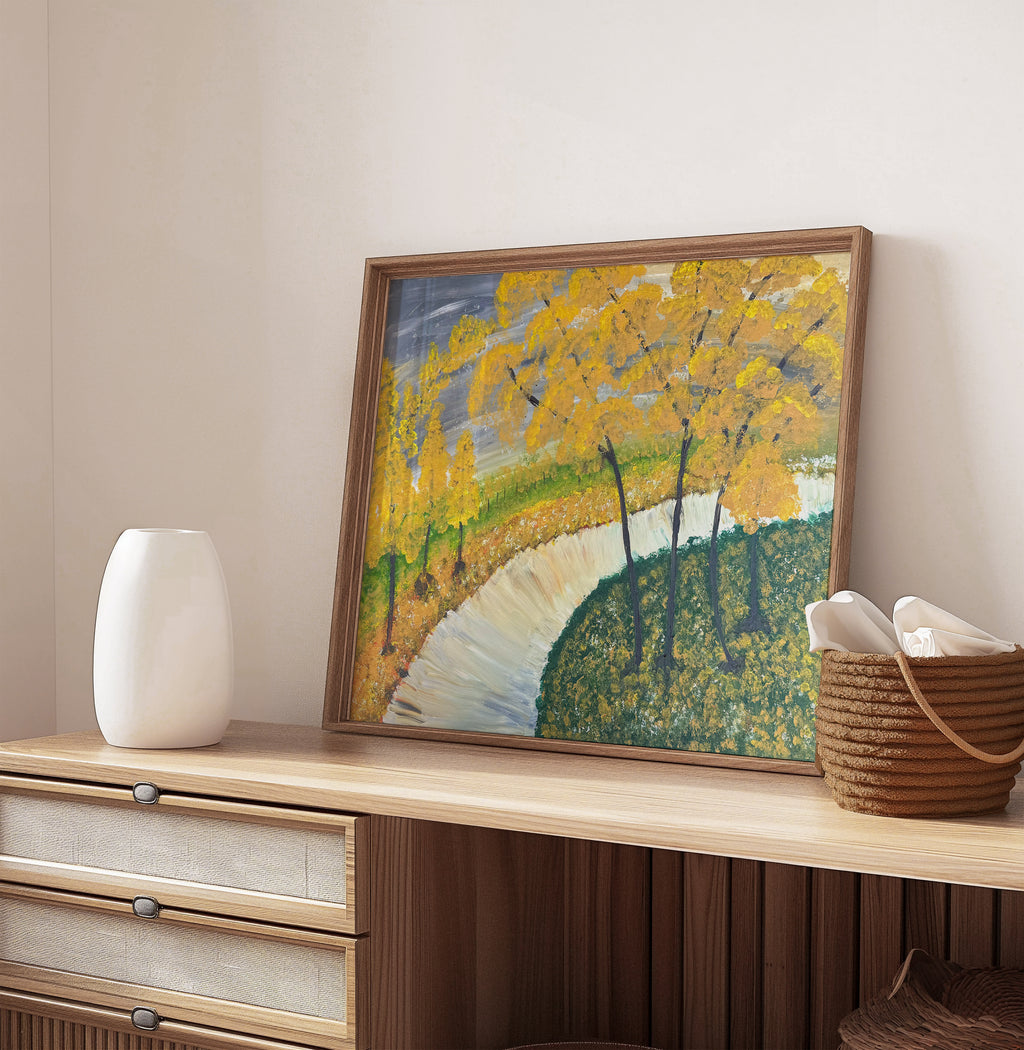 A Walk In Fall (Art Print)