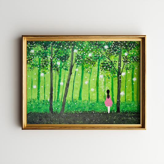 Dreaming In Green (Art Print)