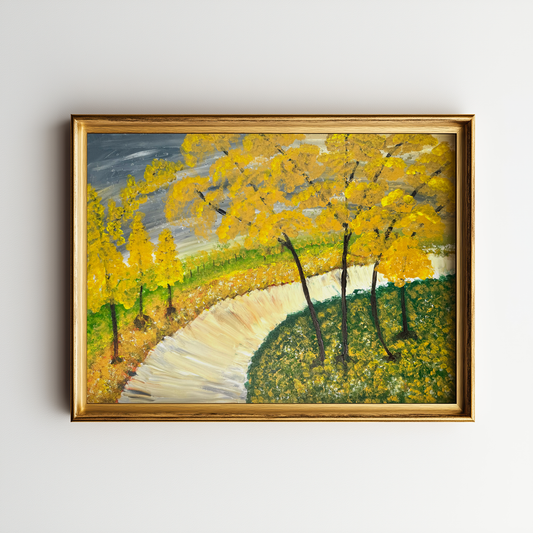 A Walk In Fall (Art Print)
