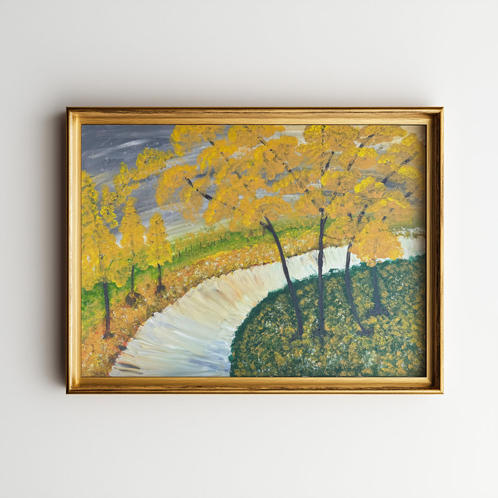 A Walk In Fall (Art Print)