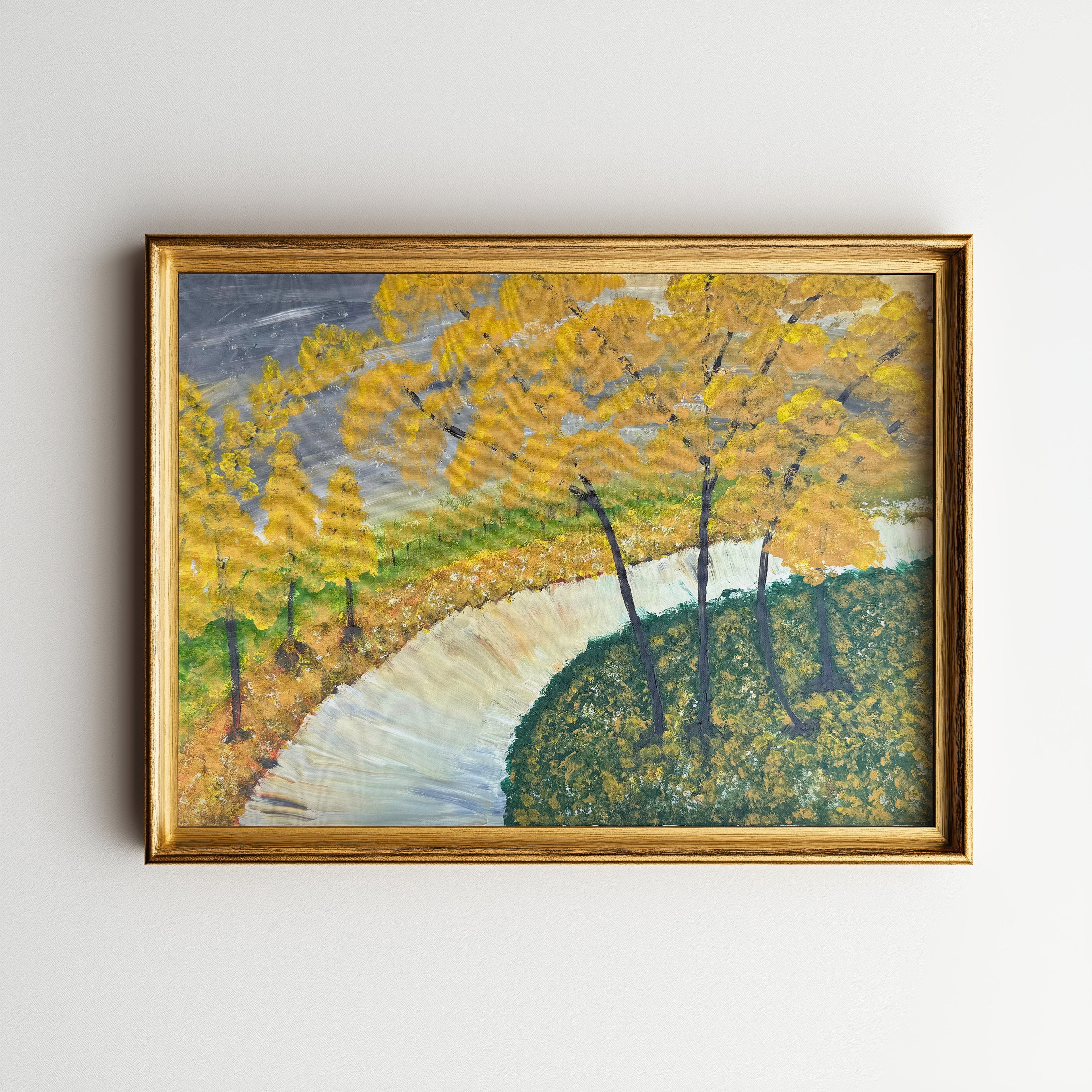 A Walk In Fall (Art Print)