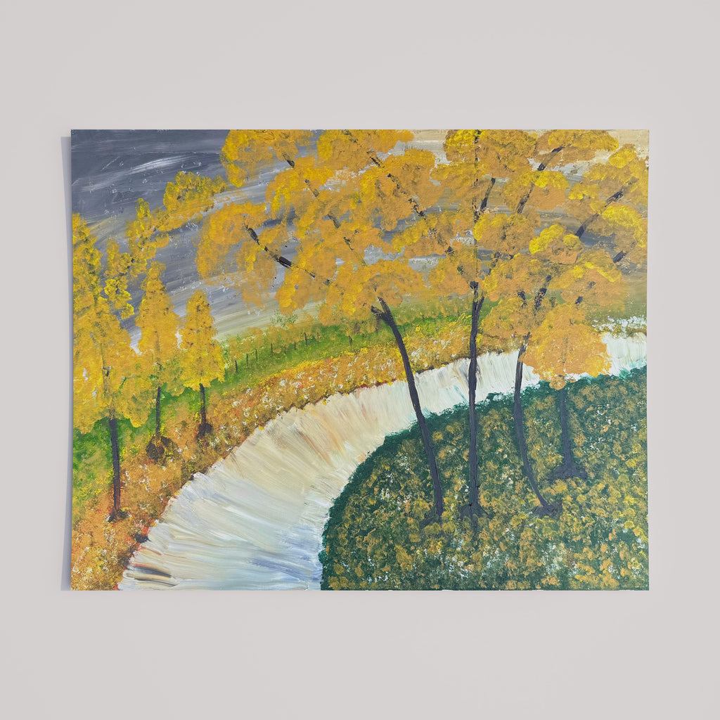 A Walk In Fall (Art Print)