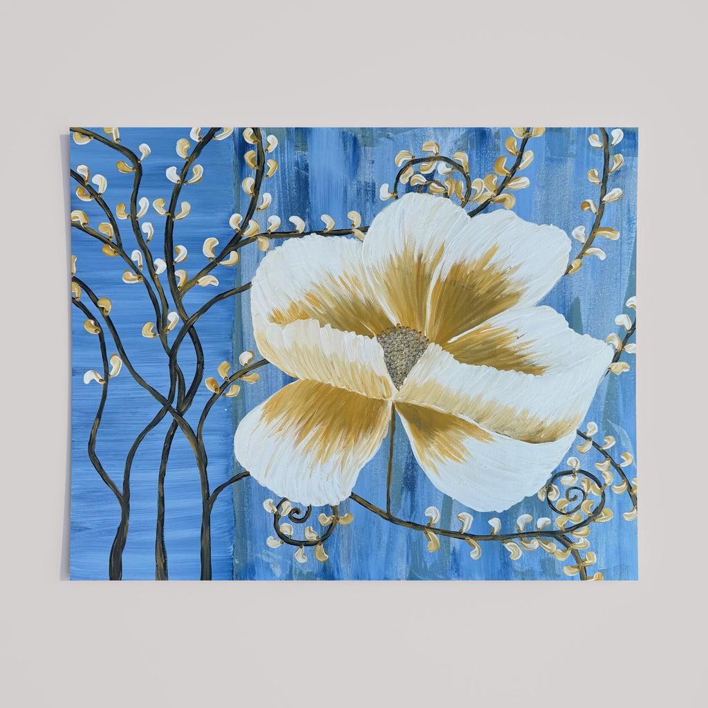 Golden Bloom (Art Print)