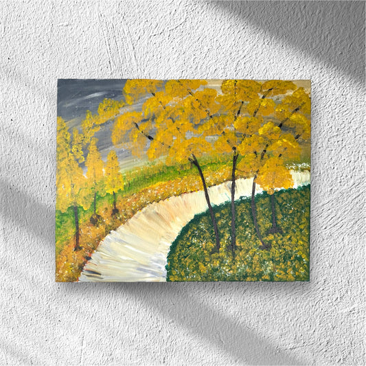 A Walk in Fall (Canvas)
