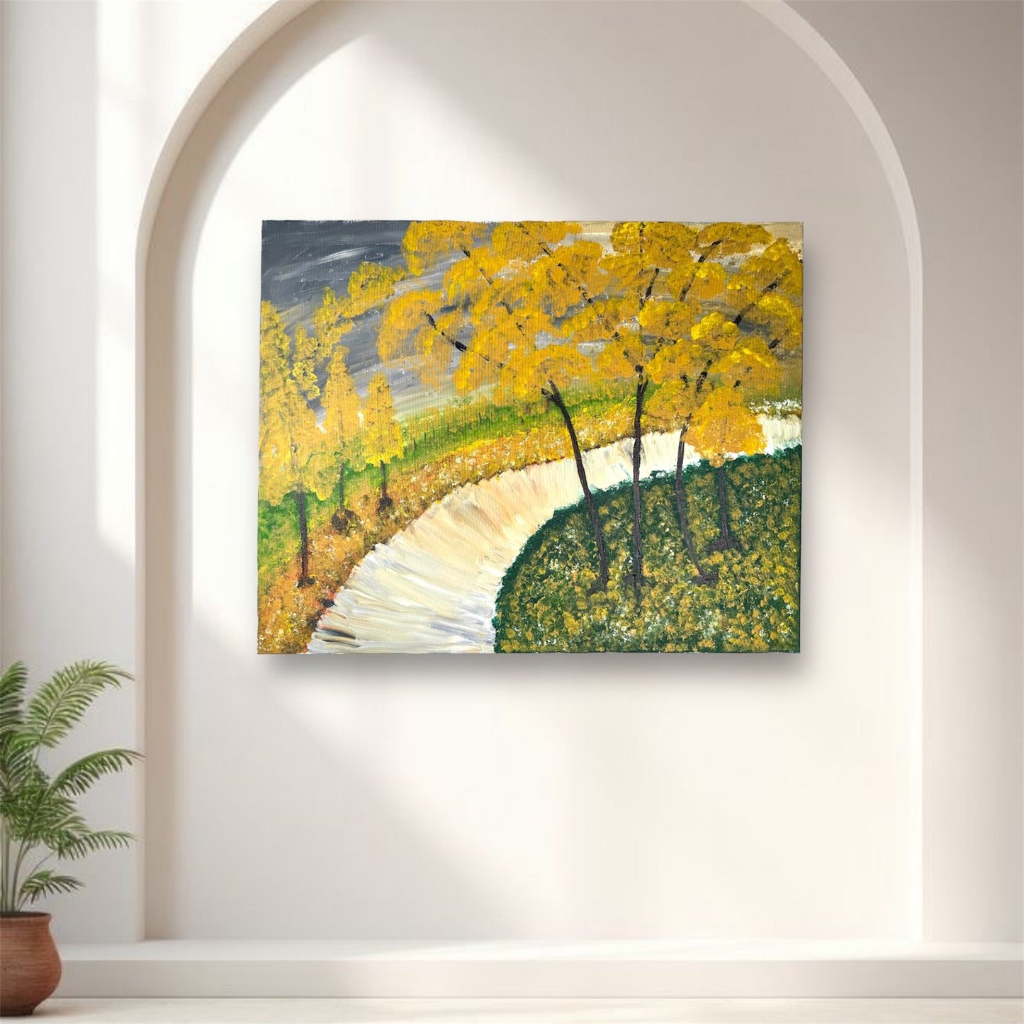 A Walk in Fall (Canvas)