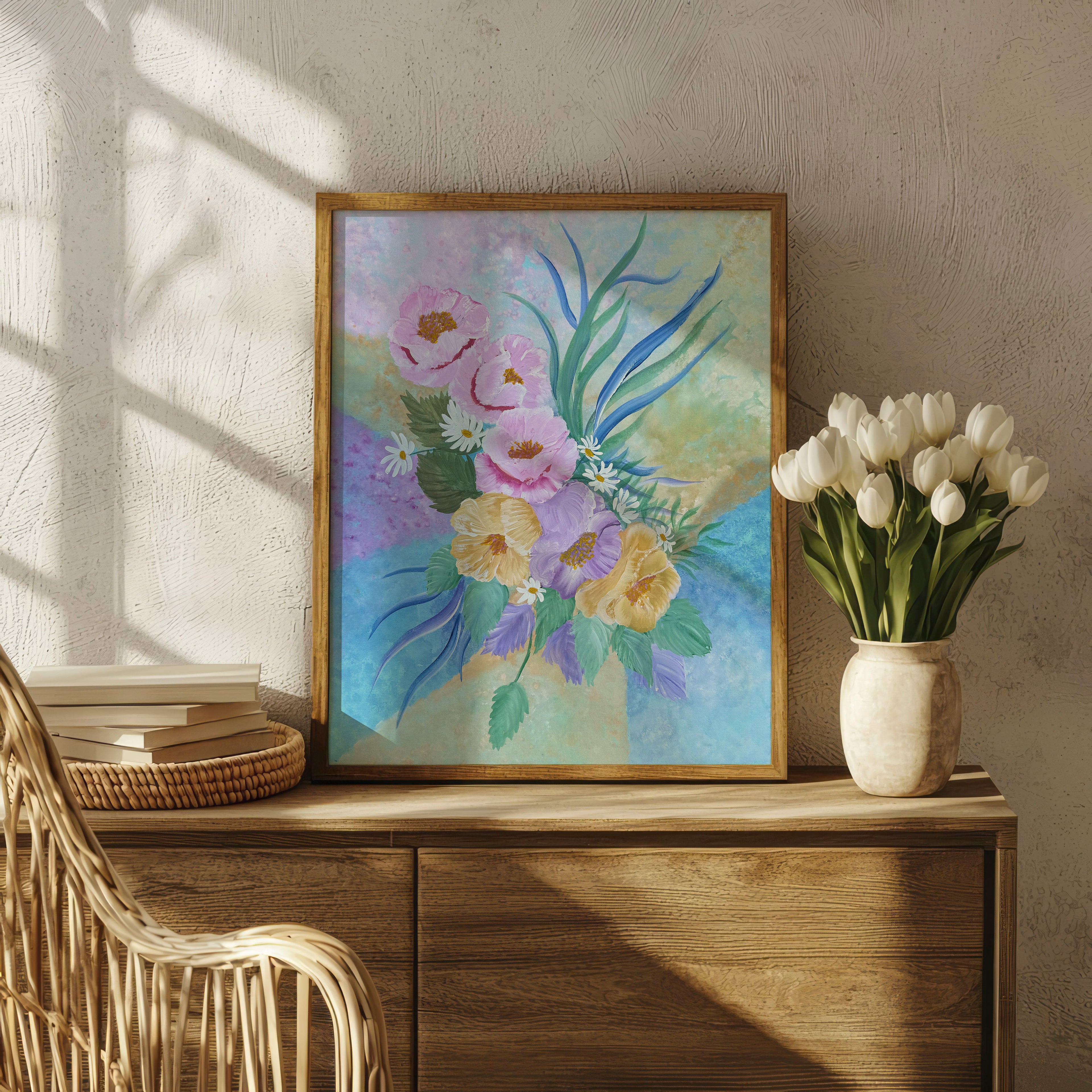 Pastel Garden (Art Print)